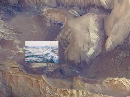 Water on Mars: Scientists claim that there is a huge reservoir of water at only 3 feet on Mars | Water on Mars : मंगळ ग्रहावर केवळ 3 फुटावर पाण्याचा मोठा साठा, वैज्ञानिकांचा दावा