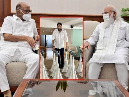 Sharad Pawar: 'Sharad Pawar attacked Shiv Sena's Rauts without discussing Deshmukh-Malik' | Sharad Pawar: 'पवारांनी मोदींसोबत देशमुख-मलिकांवर चर्चा न करता शिवसेनेच्या राऊतांवर केली'