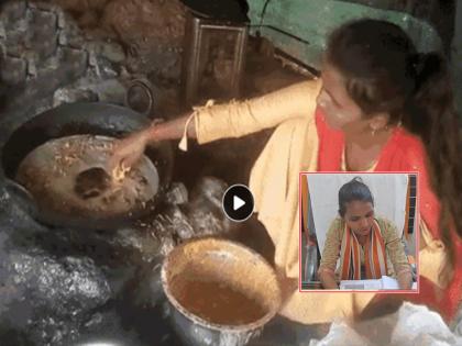 City president dipmala ranapur city who fry bhaji in weekly market, parents are proud of Lekki | आठवडी बाजारात भजी तळणारी युवा नगराध्यक्षा, आई-वडिलांना लेकीचा अभिमान