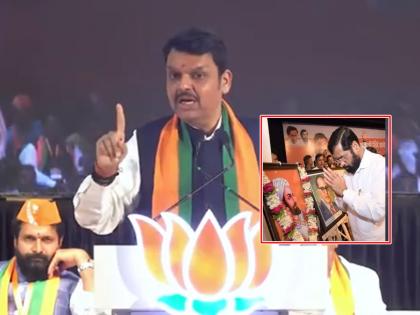 Devendra Fadanvis: Eknath Shinde Maratha, Chhatrapati's Mawla; MP shared video of Fadnavis | Devendra Fadanvis: 'एकनाथ शिंदे मर्द मराठा, छत्रपतींचा मावळा'; खासदाराने शेअर केला फडणवीसांचा व्हिडिओ