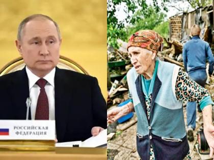 Why are you killing people? Putin was stabbed by Ukraine's grandmother | तुम्ही माणसं का मारताय?, युक्रेनच्या आजींनी पुतीन यांना खडसावले!