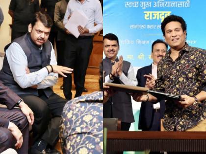 ... That's why Sachin Tendulkar is the 'right' person, Devendra Fadnavis told how much honorarium he took | ... म्हणून सचिनच 'राईट' पर्सन, फडणवीसांनी सांगितलं किती घेतलं मानधन