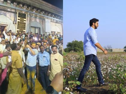 Yelkot Yelkot Jai Malhar, Aditya Thackeray took darshan of Kuldaivat in jejuri khandoba | माथी भंडारा, हाती तलवार; जेजुरीत आदित्य ठाकरेंचा येळकोट येळकोट जय मल्हार