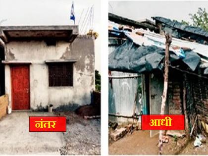 Charitable Warmth from 'Nivara' Group; A home for orphan children was established in amravati | 'निवारा' ग्रुपच्या दातृत्वाची उब; अखेर अनाथ बनलेल्या २ बहिणींचं घर उभारलं