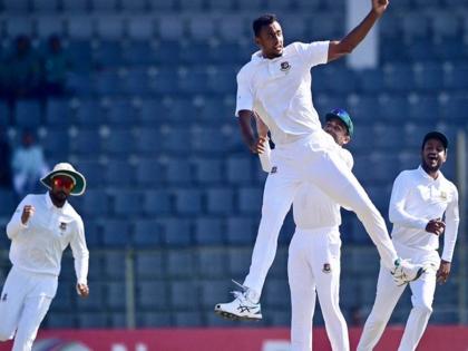 BAN vs NZ: Bangladesh hit the field kasoti cricket; Historic Test win over New Zealand in bangladesh hom ground | BAN vs NZ: बांग्लादेशने मैदान मारलं; न्यूझीलंडला १५० धावांनी नमवत ऐतिहासिक विजय