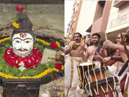 Mahashivaratri celebration after 2 years due to corona, Palkhi ceremony of Trimbakeshwar Raya | Video: कोरोनामुळे 2 वर्षांनी महाशिवरात्री साजरी, त्र्यंबकेश्वर रायाचा पालखी सोहळा