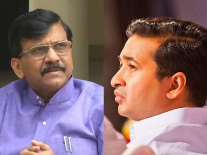 Unqualified Sanjay Raut created a question mark on the throne? Nitesh Rane's live on maratha reservation | नालायक संजय राऊतांनी 'त्या' गादीवर प्रश्नचिन्ह निर्माण केलं होतं, नितेश राणेंचा Live संताप  