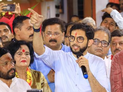 The government of Shinde-Fadnavis will collapse means it will collapse, says Aditya Thackeray in bhiwandi thane | Aditya Thackeray: शिंदे-फडणवीस सरकार कोसळणारच, मुख्यमंत्र्यांच्या बालेकिल्ल्यातून आदित्य ठाकरेंचं भाकीत