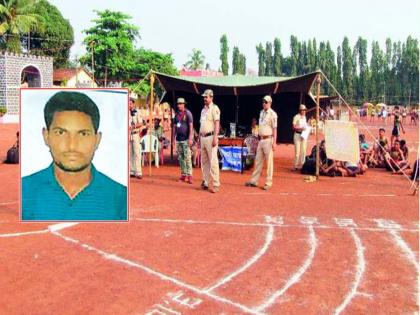 Candidate dies during police recruitment, dies after completing field round | पोलिस भरतीदरम्यान उमेदवाराचा मृत्यू, मैदानाची फेरी पूर्ण करत सोडले प्राण