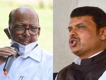 After Sharad Pawar's statement, Fadnavis recited 'Mahabharat' about mahavikas aghadi | Sharad Pawar : शरद पवारांच्या 'त्या' विधानानंतर फडणवीसांनी सांगितलं 'महाभारत'