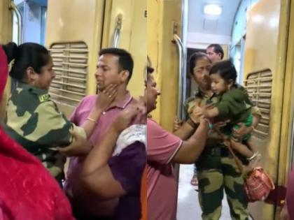 Husband works in a bank but prefers national service; Strong family support too varsharani of kolhapur women soldier | पतीला बँकेत नोकरी तरीही देशसेवेला पसंती; त्या 'आई'ला कुटुंबीयांचीही भक्कम साथ