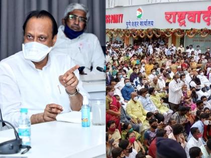 Ajit Pawar has no moral rights left ot speak on covid 19, BJP pravin darekar criticizes the crowd in Pune | अजित पवारांना नैतिक अधिकार उरला नाही, पुण्यातील गर्दीवरुन भाजपाची टीका