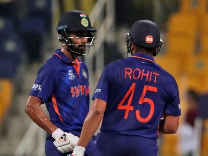 Rohit-Rahul beat Kiwis by 16 balls and 7 wickets of team india | रोहित-राहुल यांचा किवींना दणका, भारताचा 16 चेंडू अन् 7 गडी राखून विजय