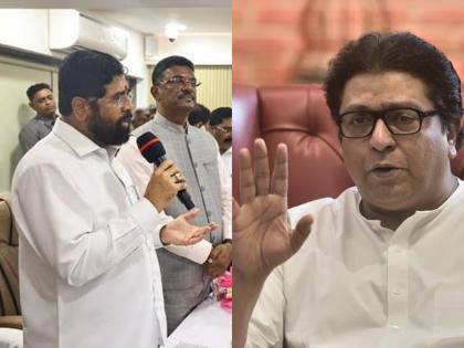 Just thoughts of Balasaheb Thackeray; Raj Thackeray attacks the Chief Minister Eknath Shinde on issue of marathi and hindutwa | "नुसतंच बाळासाहेबांचे विचार"; राज ठाकरेंचा मुख्यमंत्री शिंदेंवर हल्लाबोल