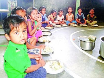 Children in Anganwadis have not been fed for three months | अंगणवाड्यांतील बालकांना तीन महिन्यांपासून पोषण आहार नाही