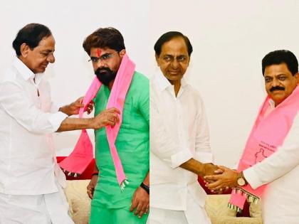 Give Shiv Sena a shock; Former mayor dilip gore of beed joins KCR's BRS | शिवसेनेला दे धक्का; माजी नगराध्यक्षांचा केसीआर यांच्या बीआरएस पक्षात प्रवेश