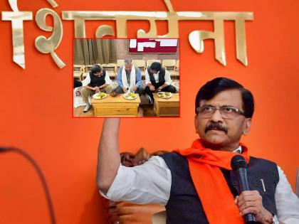 Sanjay Raut gets angry when journalist hears Ravi Rana's name | Sanjay Raut: सकाळ-सकाळ कोणाचं नाव घेताय, रवि राणांचं नाव ऐकताच भडकले संजय राऊत