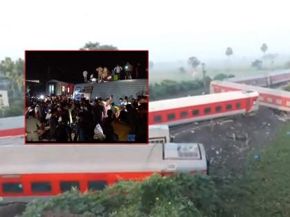 Bihar Railway Derailment: A terrible train accident, 21 coaches derailed, 6 dead and 100 injured; Railway Minister at the spot in the middle of the night | रेल्वेचा भीषण अपघात, २१ डब्बे घसरले, ६ मृत्यू १०० जखमी; रेल्वेमंत्री मध्यरात्रीच घटनास्थळी