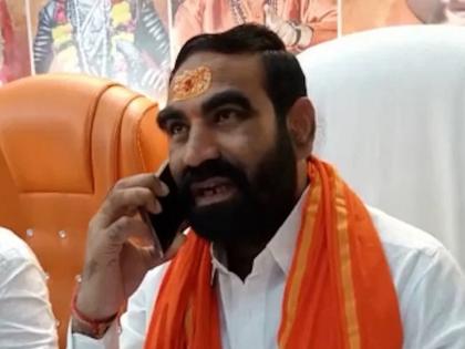 MLA Santosh Bangar remained silent on 'that' abusive viral video, but shook his body | 'त्या' व्हायरल शिवीगाळ व्हिडिओवर आमदार बांगर यांनी मौन सौडलं, पण अंग झटकलं