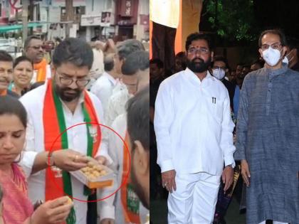 Shivsena: Soon change in the state, Shivendra Raje's prediction by distributing kandi plants in Satara on eknath shinde | Shivsena: राज्यात लवकरच परिवर्तन, साताऱ्यात कंदी पेढे वाटून शिवेंद्रराजेंचं भाकीत