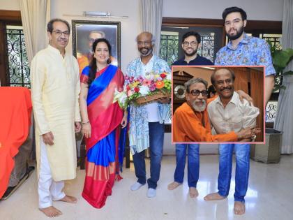 Thalwa... Even in difficult times, Thackeray was not forgotten, Rajinikanth reached Matoshree for a visit uddhav Thackeray | थलैवा... कठीण काळातही ठाकरेंना नाही विसरले, रजनीकांत भेटीसाठी 'मातोश्री'वर आले