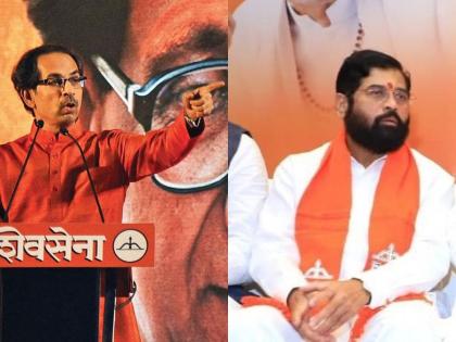 A gardi named Eknath Shinde... 40 Bhamtas MLA became Delhi's slaves, Shiv Sena narrated in Thackeray style for shindr group | Shivsena: 'शिंदे नावाचा गारदी...' ४० भामटे दिल्लीचे गुलाम झाले, शिवसेनेनं ठाकरी शैलीत सुनावले