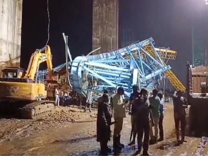 "20 innocent workers were victimized by this pressure and harassment in shahapur mishap on samruddhi mahamarg, Shivsena allegation on CM and DCM | "याच दबावाने आणि घिसाडघाईने २० निरपराध कामगारांचा हकनाक बळी"