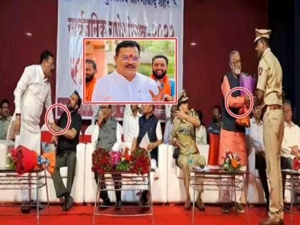 Sanjay Shirsat: As soon as Chandrakant Khairen satka, Sanjay Shirsat left, MP Imtiaz Jalil stopped him | Sanjay Shirsat: खैरेंचा सत्कार करताच संजय शिरसाट निघाले, खा. जलिल यांनी हात धरुन थांबवले