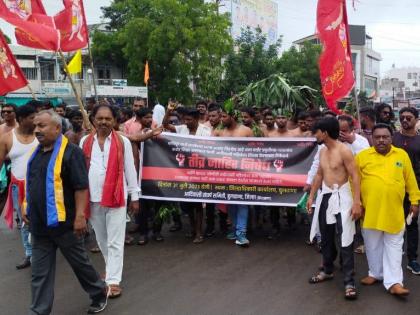 Tribal organizations march to protest Manipur incident | मणिपूर घटनेच्या निषेधार्थ आदिवासी संघटनांचा मोर्चा