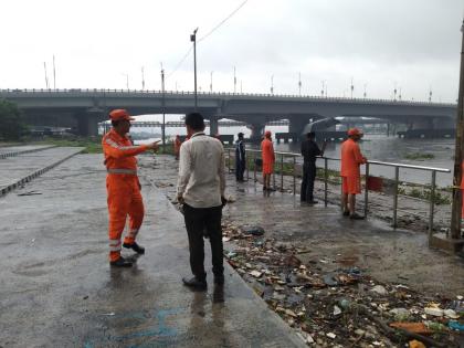 NDRF detachment arrives at Kalyan Dombivali, inspects several areas | कल्याण डोंबिवलीत NDRF ची तुकडी दाखल, अनेक भागांची पाहणी