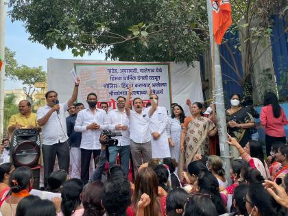 BJP warns Thackeray govt against cowardly attacks on Hindus | यापुढे हिंदुंवरील भ्याड हल्ले सहन केले जाणार नाहीत, भाजपचा सरकारला इशारा