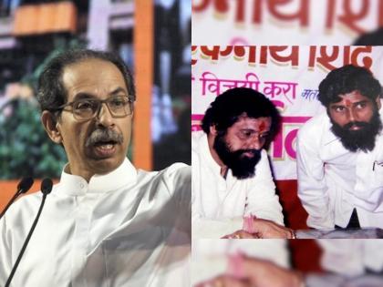 Eknath Shinde stabbed Anand Dighe in the back, much to Shiv Sena's dismay on Dassara melava | एकनाथ शिंदेंनी आनंद दिघेंच्या पाठीत खंजीर खुपसला, शिवसेनेनं सांगितला तो किस्सा