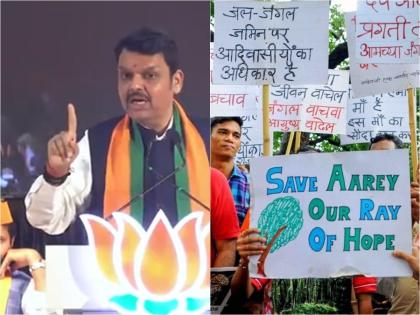 Nationwide support for aarey carshed protests, protests at 13 locations | कारशेड विरोधाला देशव्यापी पाठिंबा, १३ ठिकाणी निदर्शने