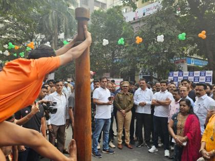 Kalyan Dombivlikar experienced a 'happy morning'; Fun, fun and full of fun | कल्याण-डोंबिवलीकरांची ‘हॅप्पी सकाळ’; मनोरंजातून दिला फिटनेसचा मंत्र