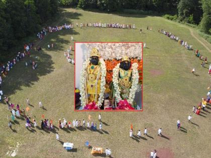 It's Pandhari's turn in New Jersey, for the first time, America is reeling on the occasion of Ashadhi | 'न्यू जर्सी'त पंढरीची वारी, रिंगणही पार पडलं; आषाढीनिमित्त पहिल्यांदाच अमेरिका दुमदुमली