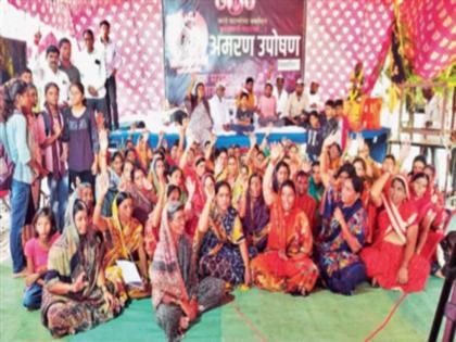 The voice of women's power rang out in the reservation movement in the state... | राज्यातील आरक्षण आंदोलनात घुमला नारीशक्तीचा आवाज...