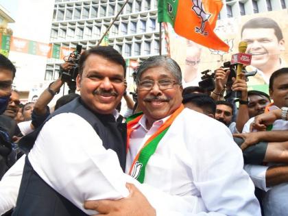 Chandrakant Patil: Wherever Fadnavis, success has become an equation, said Patil after goa victory | Chandrakant Patil: जिथं फडणवीस तिथं यश हे समीकरणच बनलंय, पाटलांनी सांगितलं गणित