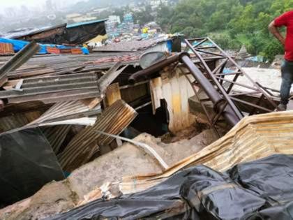 21 houses damaged due to burst water tank in thane | पाण्याची टाकी फुटून २१ घरांचे नुकसान, आजीबाई गंभीर जखमी