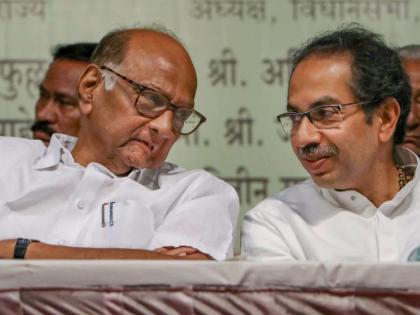 Raut's 'discipline' between Pawar and Uddhav Thackeray | आधी ‘वर्षा’, मग ‘सिल्व्हर ओक’वर; वेगवान घडामोडींमुळे चर्चेला उधाण