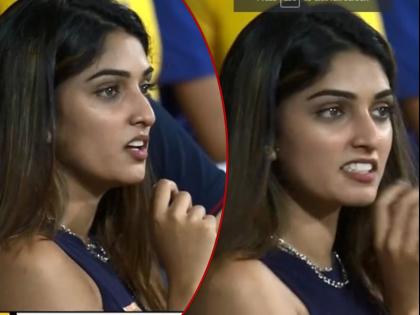 IPL 2022 T20 Match CSK vs KKR Live : Chennai is big big trouble, 5 down for just 61 on board, but mystery girl photo goes viral | IPL 2022 T20 Match CSK vs KKR Live : चेन्नई सुपर किंग्स संकटात सापडली अन् वानखेडेवर 'ही' मिस्ट्री गर्ल फेमस झाली, पाहा Photo