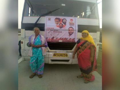 A 65-year-old woman travelled to mumbai to meet the CM Eknath Shinde amid Shiv Sena Anniversary Program | ६५ वर्षाच्या आजी निघाल्या मुख्यमंत्र्याच्या भेटीला