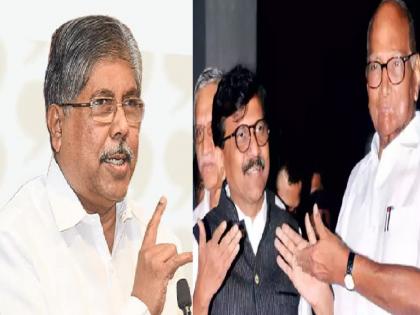 Sanjay Raut is not Uddhav Thackeray but Sharad Pawar says BJP's Chandrakant Patil | संजय राऊत हे उद्धव ठाकरेंचे नव्हे तर शरद पवारांचे; भाजपाच्या चंद्रकांत पाटलांचा टोला