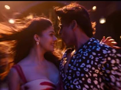 Jawan first romantic song chaleya released shah Rukh and South beauty Nayantara s chemistry going viral | 'जवान'चं रोमँटिक गाणं रिलीज, शाहरुख अन् साऊथ ब्युटी नयनताराच्या केमिस्ट्रीवर नेटकरी फिदा