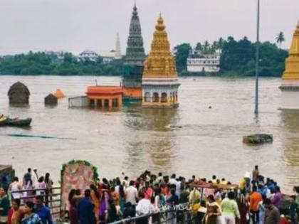 Pandharpur at risk of flood, 31,600 cusecs discharged into Bhima river from Ujjain | पंढरपूरला पुराचा धोका, उजनीतून भीमा नदीत ३१ हजार ६०० क्युसेकचा विसर्ग Pandharpur at risk of flood, 31,600 cusecs discharged into Bhima river from Ujjain | पंढरपूरला पुराचा धोका, उजनीतून भीमा नदीत ३१ हजार ६०० क्युसेकचा विसर्ग