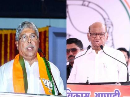 bjp chandrakant patil criticized sharad pawar over maratha reservation | “शरद पवार ५० वर्षे राजकारणात, मग मराठा आरक्षणाचा निर्णय का घेतला नाही?”: चंद्रकांत पाटील