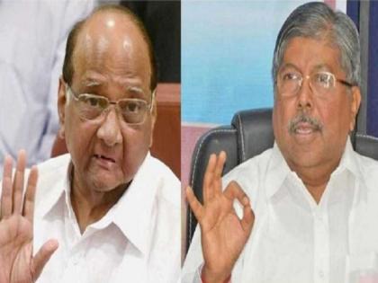 sharad pawar curse central government chandrakant patil bjp | शरद पवारांच्या शापामुळे केंद्र सरकार पडणार नाही  - चंद्रकांत पाटील