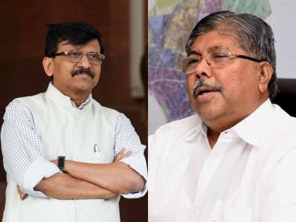 Sanjay Raut says anything in tight ironed clothes: Chandrakant Patil | कडक इस्त्रीचे कपडे घालून संजय राऊत काहीही बोलतात : चंद्रकांत पाटील