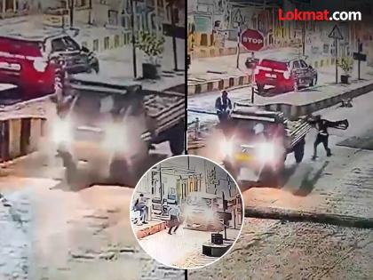 Visapur toll booth in Ballarpur toll employee asked for toll from the Tata S driver he drove the car straight over the toll employee | टोल मागितल्यावर कर्मचाऱ्याच्या अंगावर घातली गाडी, फरफटत नेत पळाला; चंद्रपुरातील घटना Visapur toll booth in Ballarpur toll employee asked for toll from the Tata S driver he drove the car straight over the toll employee | टोल मागितल्यावर कर्मचाऱ्याच्या अंगावर घातली गाडी, फरफटत नेत पळाला; चंद्रपुरातील घटना