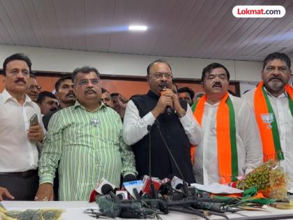 Minister Chandrashekhar Bawankule has reacted to Sudhakar Badgujar entry into BJP Party | "मला वाटलं कार्यक्रम उद्या आहे, म्हणून..."; बडगुजरांचा पक्षप्रवेश होताच चंद्रशेखर बावनकुळेंनी काय म्हटलं? Minister Chandrashekhar Bawankule has reacted to Sudhakar Badgujar entry into BJP Party | "मला वाटलं कार्यक्रम उद्या आहे, म्हणून..."; बडगुजरांचा पक्षप्रवेश होताच चंद्रशेखर बावनकुळेंनी काय म्हटलं?