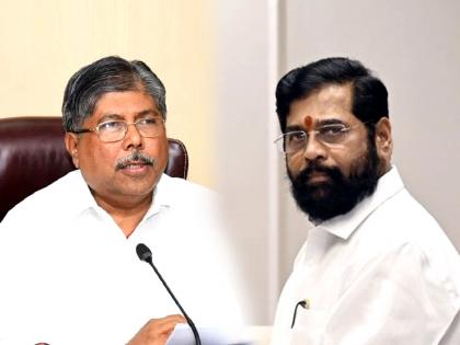 Chandrakant Patil Controversial Comment regarding Eknath Shinde as Maharashtra CM Sharad Pawar led NCP slams BJP | Chandrakant Patil vs NCP: "मनावरचा दगड कोणाच्या तरी गळ्यात बांधून बुडवणार तर नाही ना?"; राष्ट्रवादीने साधला चंद्रकांत पाटलांवर निशाणा